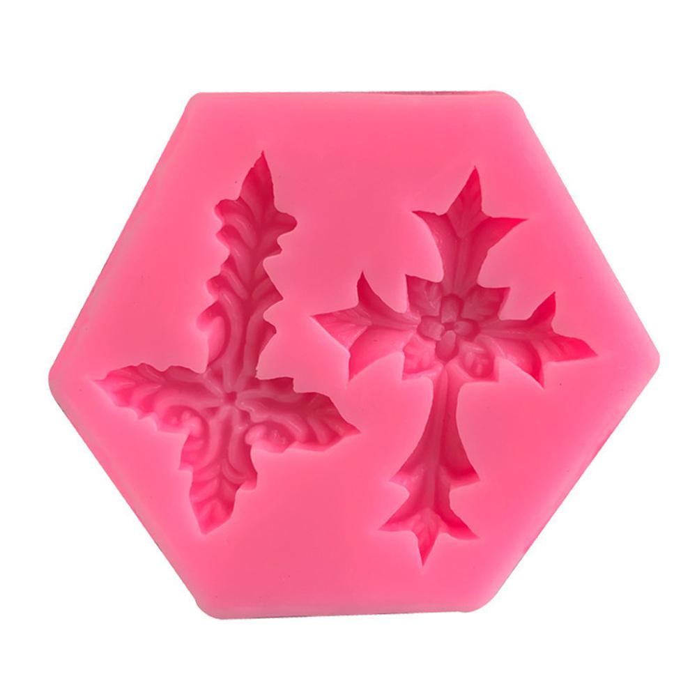 Shape Gothic Flower Cross Cake Mold Silicone Fondant Chocolate Making Baking Tools Resin Art Ornaments Hand Decoration DIY