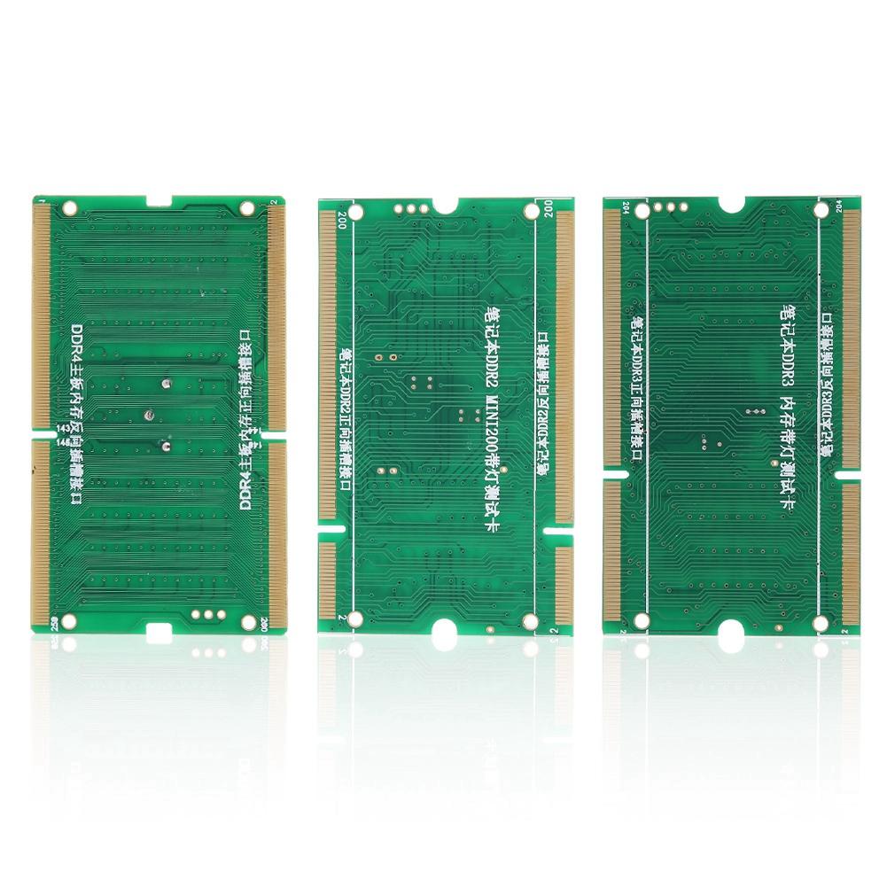 Материнская плата ноутбука, слот памяти DDR2/DDR3/DDR4, анализаторная плата SO-DIMM, слот оперативной памяти, светодиодный тестер, карта