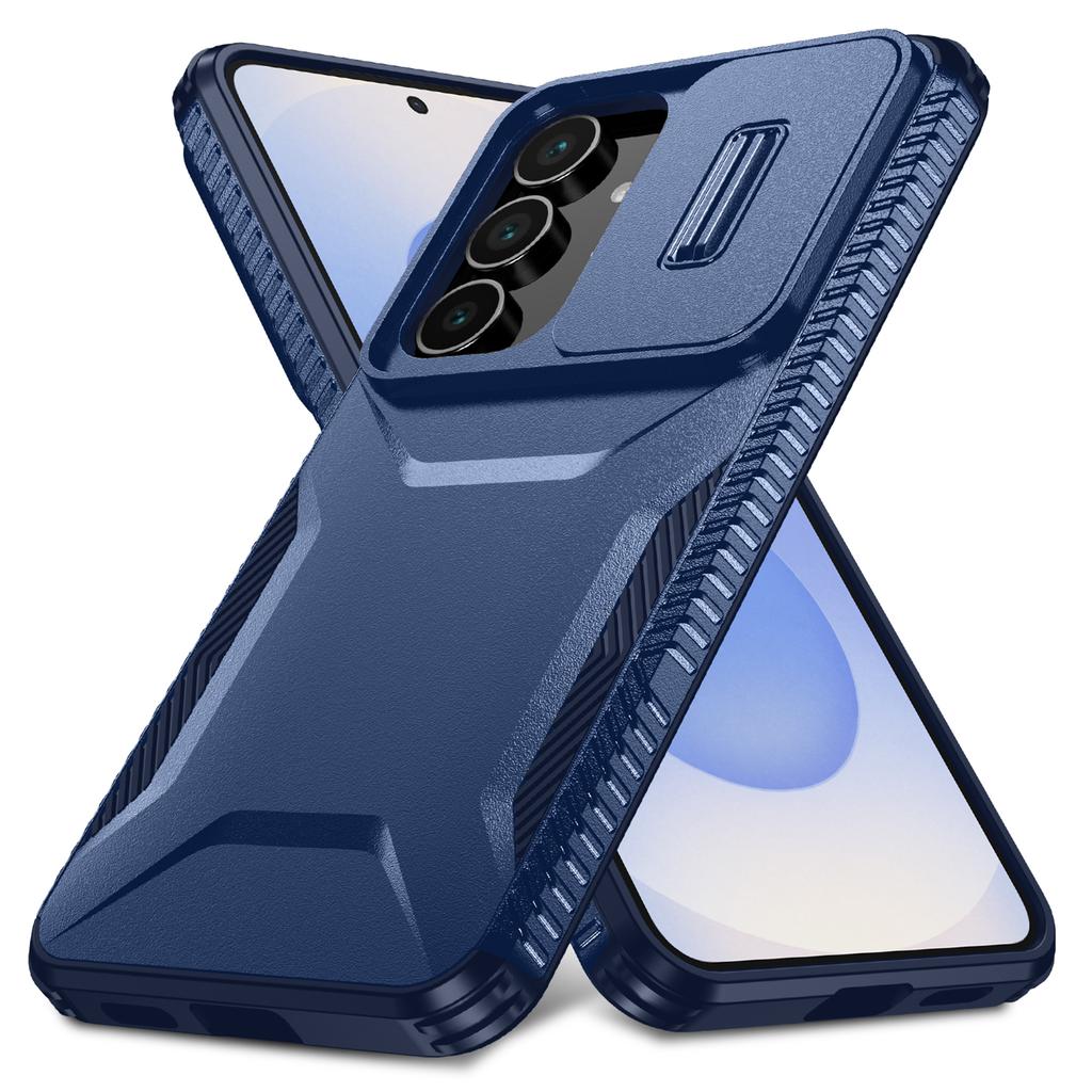 Чехол для Samsung Galaxy S25 FE Camshield TPU+PC Чехол для телефона Нескользящий Боковой край