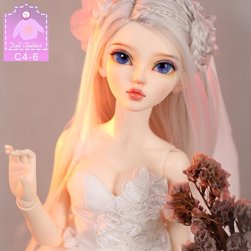 Одежда для BJD 1/4 Одежда для девочки LDS Cai #4 обхват груди Платье BJD Красивые аксессуары для кукол для женского тела Платье размера MSD