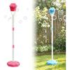 Street Lamp Bubble Tower with Lights, Rechargeable Standing Bubble Maker, Adjustable Height Street Light for Outdoor Garden, Patio, Wedding, Party