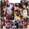 Hu Tao Genshin Impact Case for Apple iPhone 7 SE 2020 11 12 13 14 X XS XR 15 Pro Max Silicone Black Soft Phone Cover