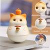 Chubby Cat Resin Ornament Shake Toys Cat Car Decorations Cat Resin Figure Cat Swinging Doll  Gifts