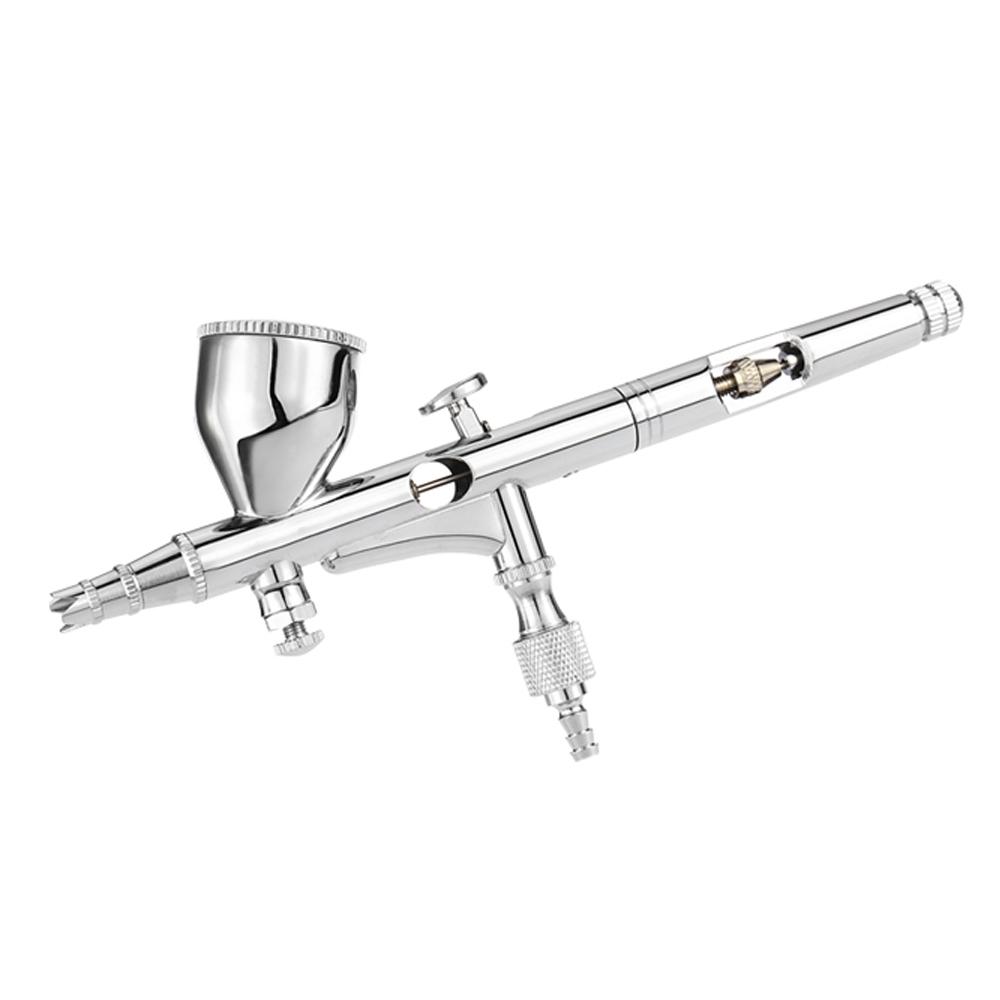 KKmoon Professional Gravity Feed Airbrush Set for Art Painting Tattoo Paint Hobby Spray Model Air Brush Nail Tool 0.2mm