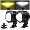 Ygmylandbb Motorcycle Fog Lamp, Headlight, Focusing Bike Sublight, Auxiliary Light, LED Spotlight, Includes Cut