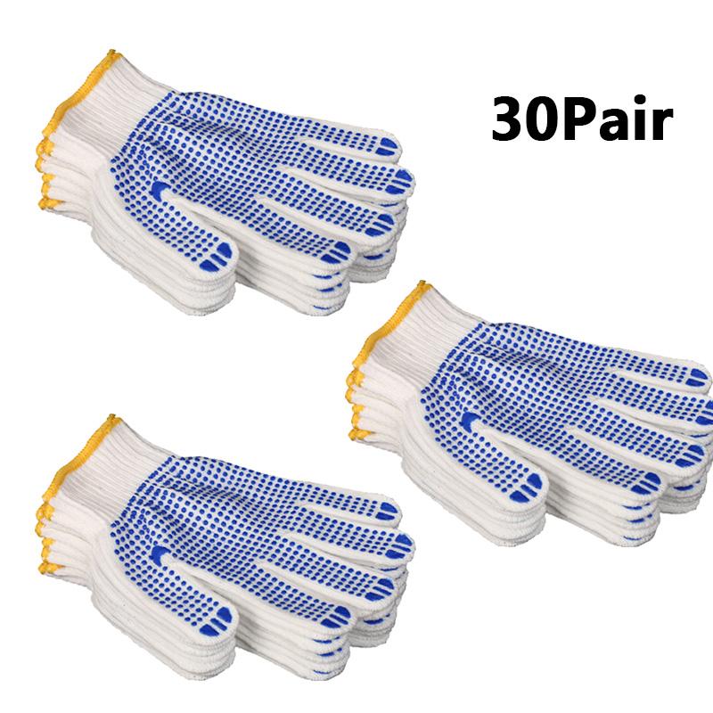 1/10 пар синих перчаток для работы, инструменты для бытовой уборки, перчатки для авторемонта, заводские, страхование труда, варежки с высокой эластичностью