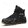 Men Tactical Boots with Straps 2025 Autumn Combat Training Straps Outdoor Hiking Breathable Shoes Multifunctional Motorcycle