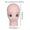 Лысый манекен голова манекен для изготовления париков устойчивый легкий профессиональный прочный дисплей