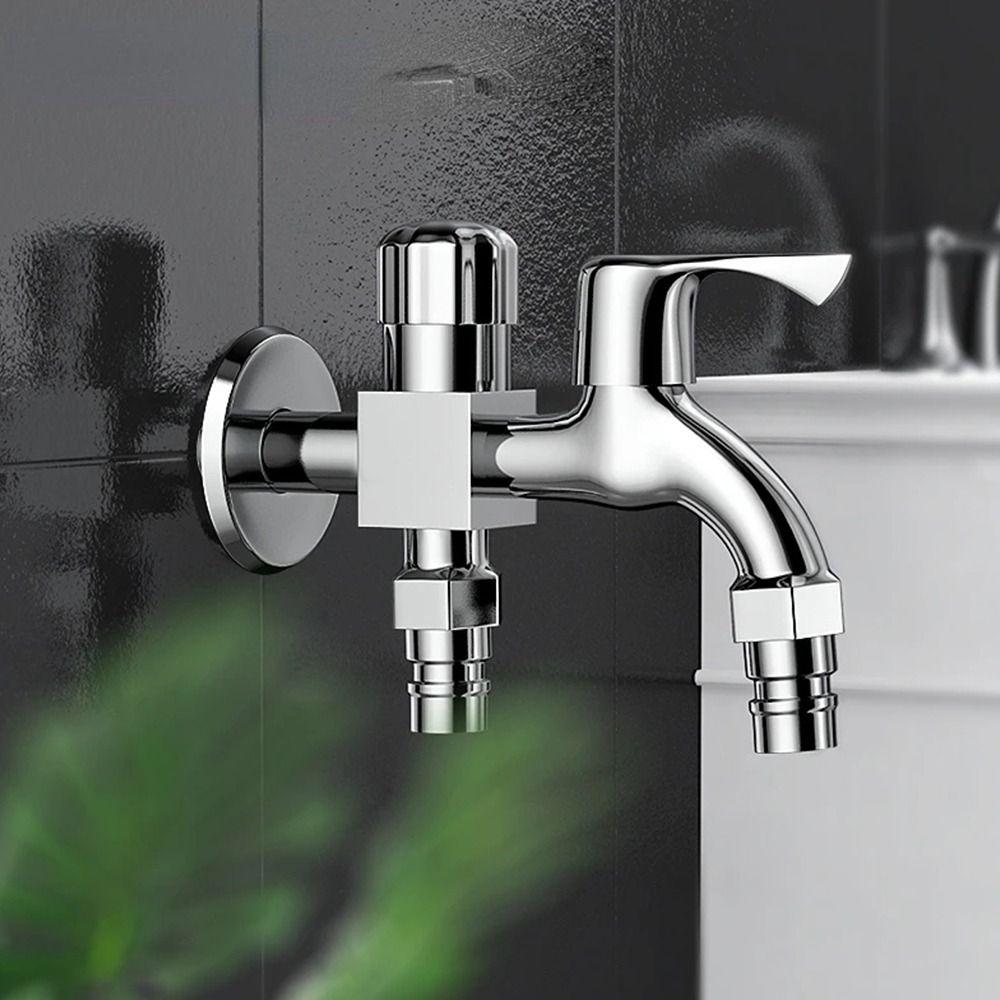 Двухпоточный смеситель для бассейна для швабры Один вход на два выхода Смеситель для стиральной машины Двухпоточный кран Кран с двумя выходами для воды