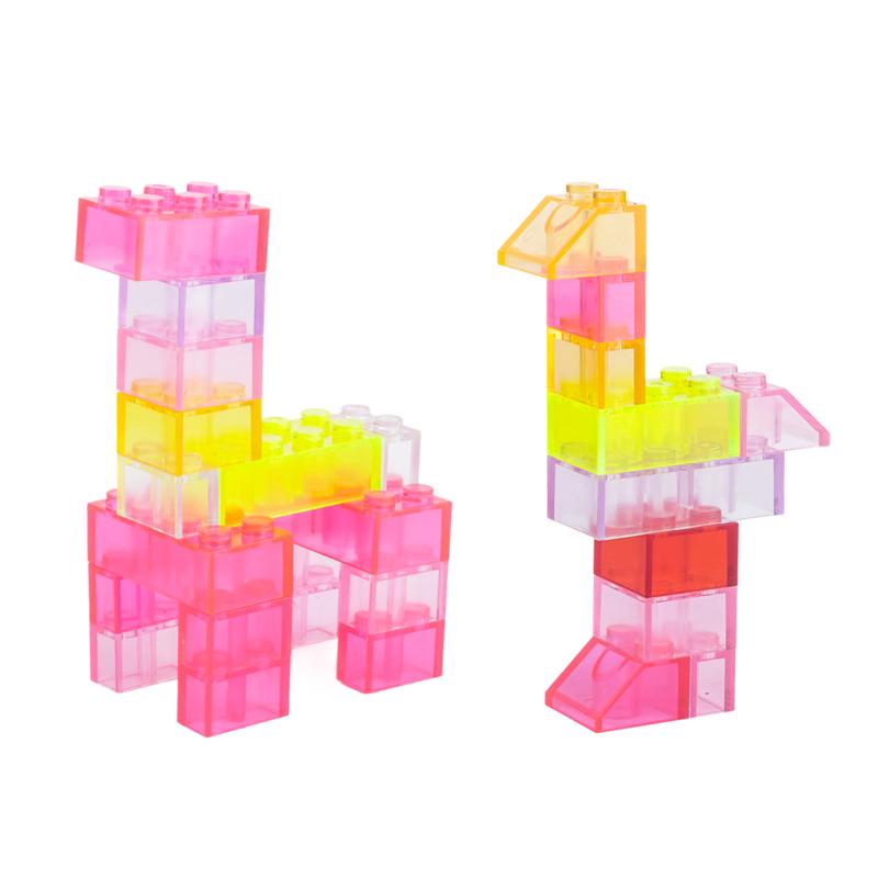300 штук прозрачных строительных блоков для мальчиков и девочек, город DIY, креативные кирпичи, совместимые с MOC, объемная базовая пластина, обучающие детские игрушечные блоки
