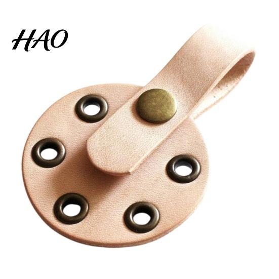 Yarn Splitter with 5 Holes Faux Leather Divider, Knitting Organizer, Portable Round Wool Separator, Crocheting Accessories Tool