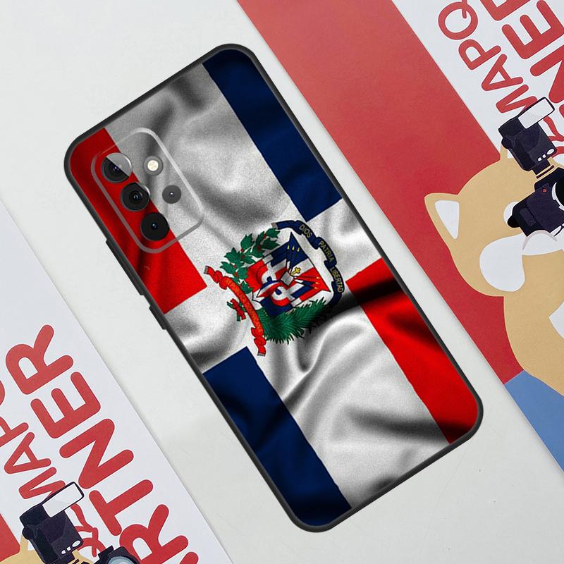 Чехол с флагом Доминиканской Республики для Samsung Galaxy A34 A24 A54 A14 A52 A42 A32 A22 A12 A51 A71 A53 A33 A23 A13