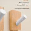 Round Design Single Hook Creamy Style Coat Hook Clothes Hanger Towel Hook  Kitchen