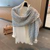 Summer Silk Scarf Shawl Sun Protection Dual-Purpose Yarn Scarf Scarf Spring And Autumn Ethnic Style Versatile Decorative Cotton And Linen Scarf