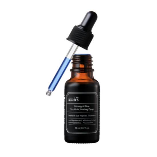 Klairs Midnight Blue Youth Activating Drop Anti-Aging Peptide Ampoule Serum 20ml