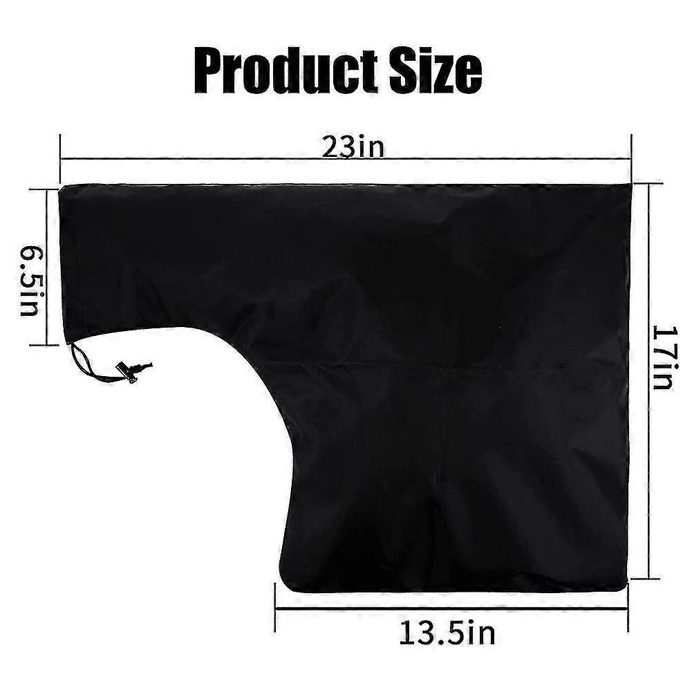 Leaf Blower Bag Zippered Bottom Dump Leaf Blower Vacuum Bag Collect Leaf For Garden Lawn Fits Blowe