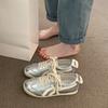 Silver Retro Ballet Cortez Women's Summer New Fashion All-Matching Lightweight Exercise Argan Skate Shoes