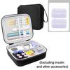Wear-resistant Insulin Vial Carrying Box Waterproof Insulin Tools Organizer  for Home