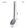 Long Handle Outdoor Camping Fork Portable Cutlery Fork Chopsticks New EDC Tool  Outdoor Tool