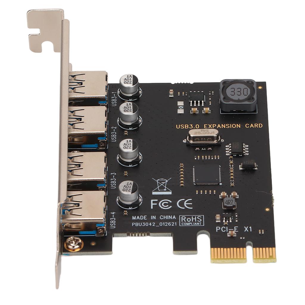 Плата расширения PCI E - USB 3.0, 4 порта, 5 Гбит/с, высокоскоростная передача данных, бесплатная поставка, расширение USB3.0