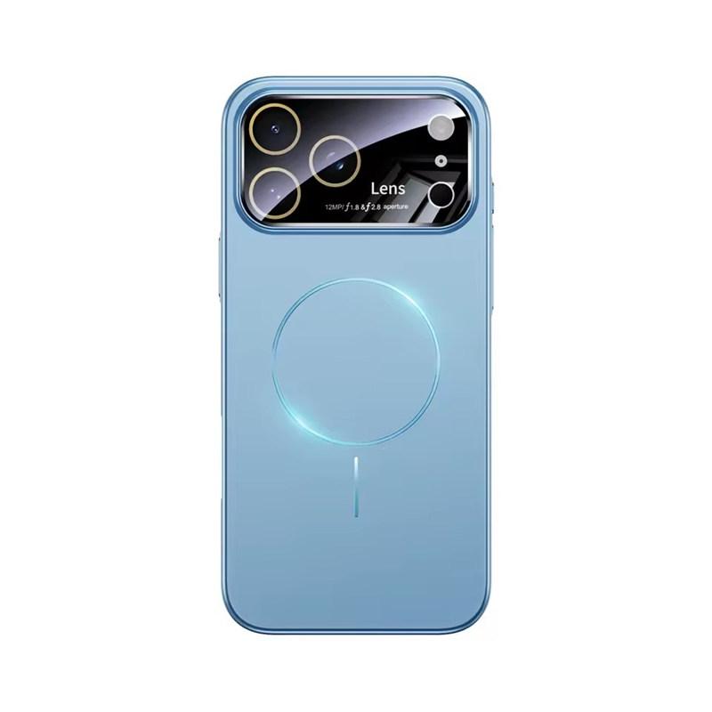 Стеклянный матовый чехол Nano для iPhone 17 Air 16 15 14 13 12 11 Pro Max 17 Pro Магнитный для беспроводной зарядки Бронированный Funda