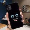 Чехол FLYRUI 3D funny face черный мягкий чехол из ТПУ для iPhone SE2 11 Pro XS MAX XS XR 8 7 6 Plus 12 mini 12ProMax