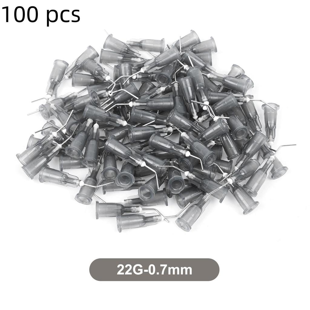 100 шт./лот Оборудование Ирригация Согнутые Иглы Наконечники Стоматологический Поток Герметик Травящий Композитный Смола Кислотный Реагент Доставки Наконечники Шприца