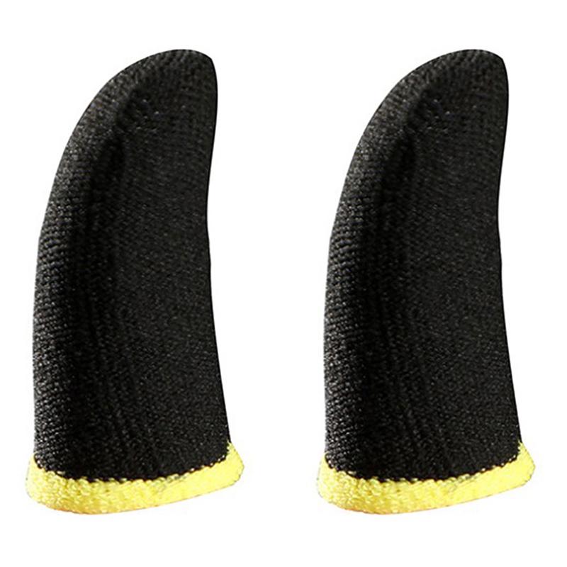 1 пара перчаток для мобильных игр с защитой от пота и защитой пальцев для сенсорных экранов