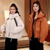 In Winter, The New Korean Version of The Short Loose Cotton-padded Jacket Women's Hooded Design Feels Casual and Padded Coat.