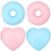 Многофункциональный диспенсер для ленты в форме пончика в форме сердца любви, канцелярские принадлежности, школьные канцелярские товары, пластиковые ленты для наращивания ресниц, резак