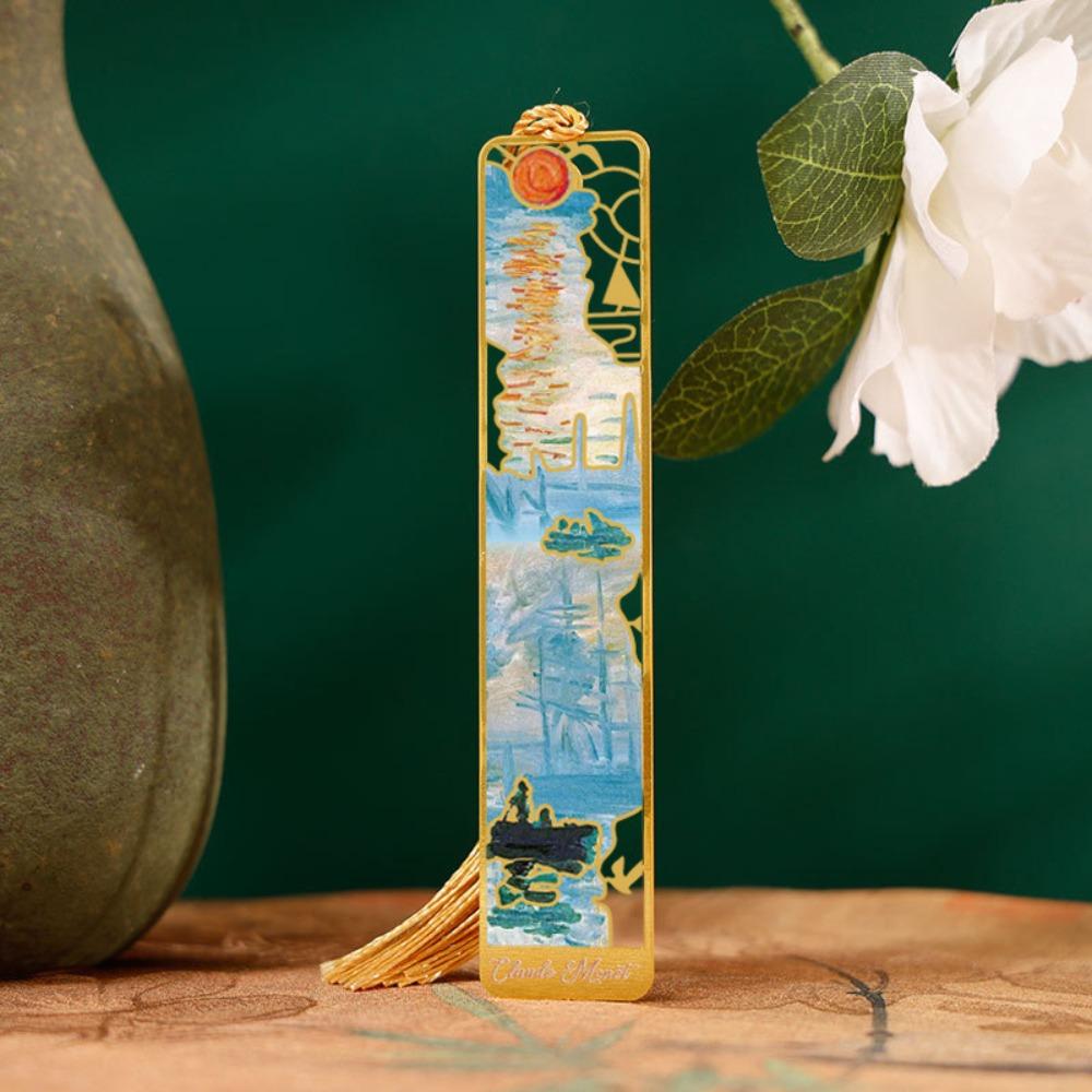 Кулон с кисточкой, металлическая закладка, студенческий подарок, нумерация страниц, ретро-зажим для чтения книг