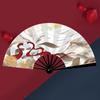 Складной веер Элегантный бамбуковый веер в китайском стиле Легкий прочный ручной веер для выступлений и жарких летних дней