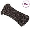 152327 vidaXL Boat Rope Black 4 Mm 25 M Polypropylene