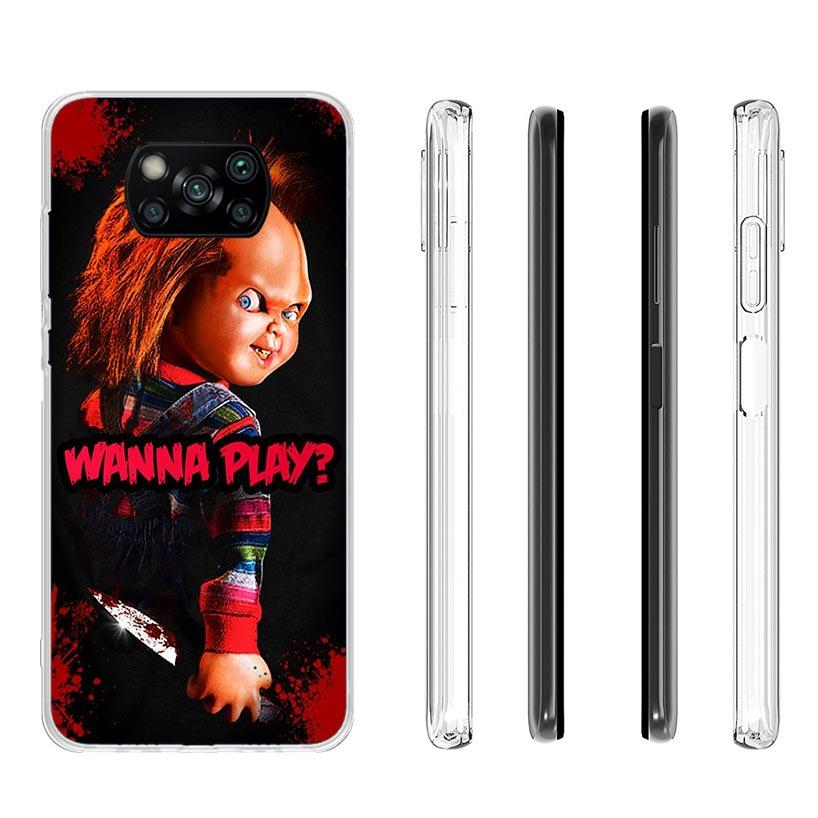 Chucky Child's Play Case Phone Cover for Xiaomi Redmi Note 10 9 9S 8 8T 7 5 Pro Mi 12T 11T 10T 9T 12 11 Lite A3 A2 Trend Fundas