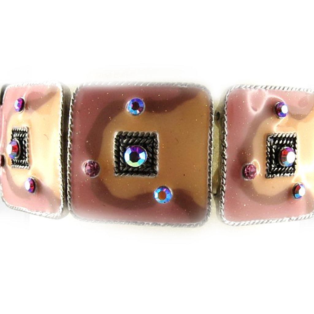 Les Trésors De Lily [E0427] — Розовый дизайнерский браслет «Мимозы»