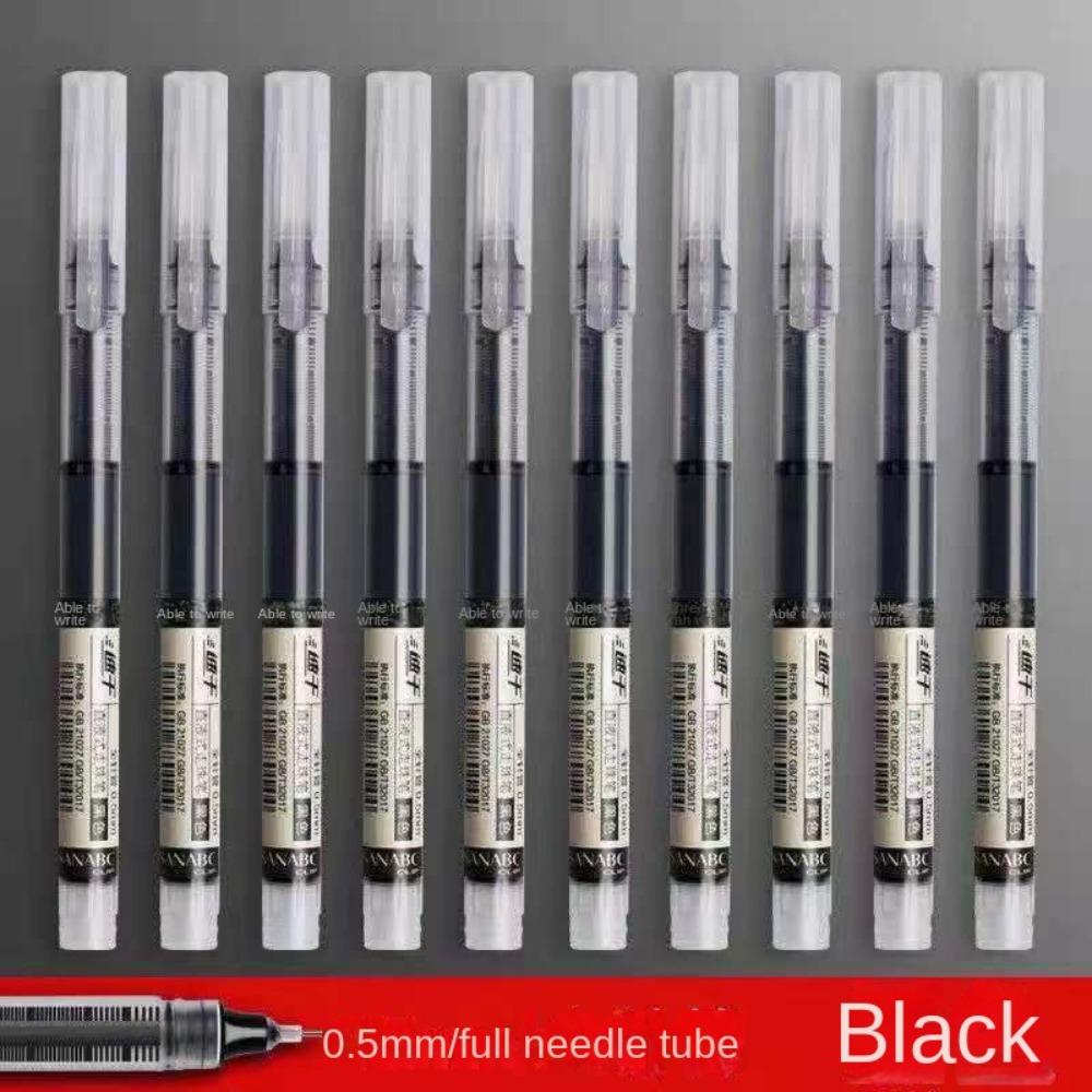 12Pcs/set Straight Liquid Liquid Quick Drying Ballpoint Pen Quick Drying Roller Ball Pens Graffiti
