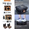 For DJI Mini 5 Pro Sunnylife Safety Hard Travel Bag Large Capacity Waterproof Shock-proof Box (Black)
