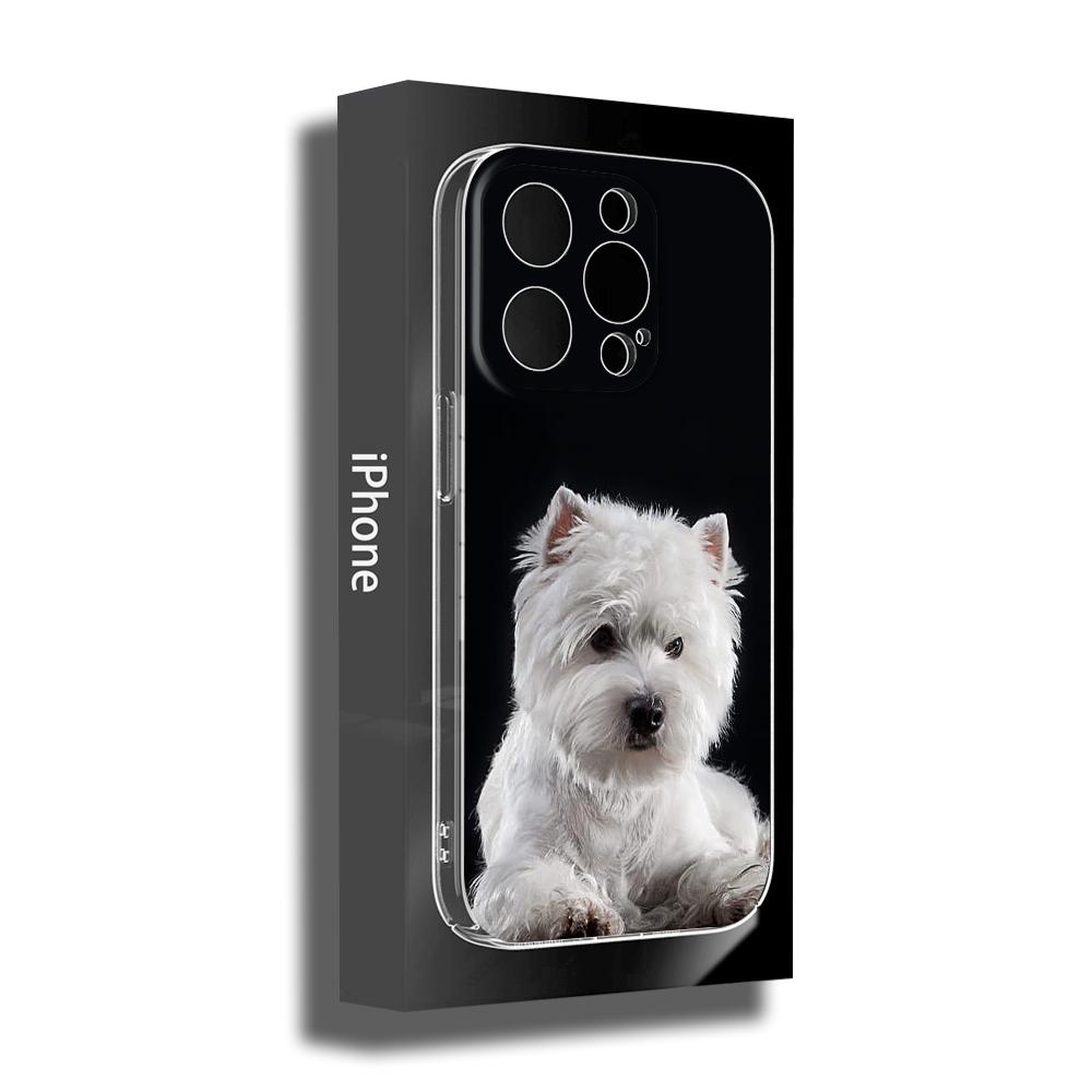 West Highland Terrier Westie Phone Case for Iphone 14 11 12 Pro 8 7 14 Plus X Pro MAX 13 MINI XR XS SE 2020 Soft Phone Covers