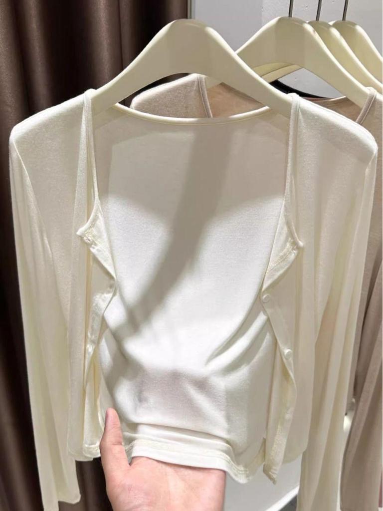 Женский кардиган из модала 'Ледяной шелк' для защиты от солнца – Летняя шаль с длинным рукавом