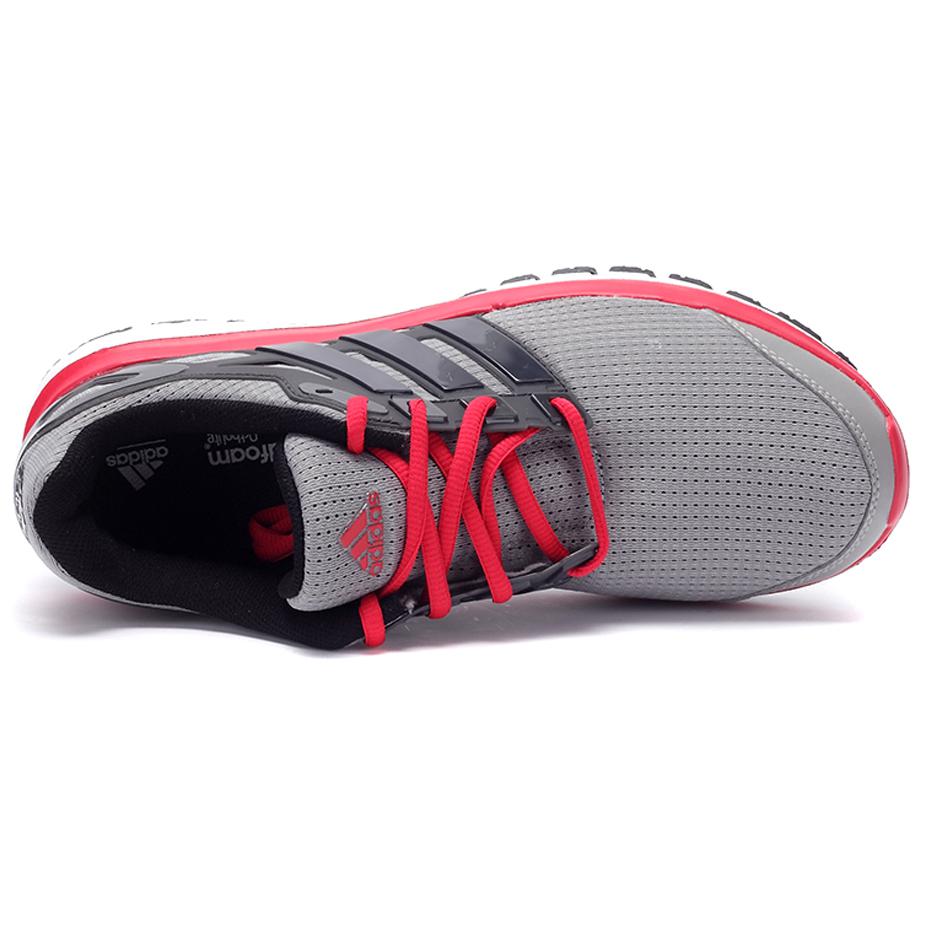 adidas Energy Cloud Скользкие Устойчивые к истиранию Низкие Беговые Кроссовки Мужские Серый Черный Красный BB4113