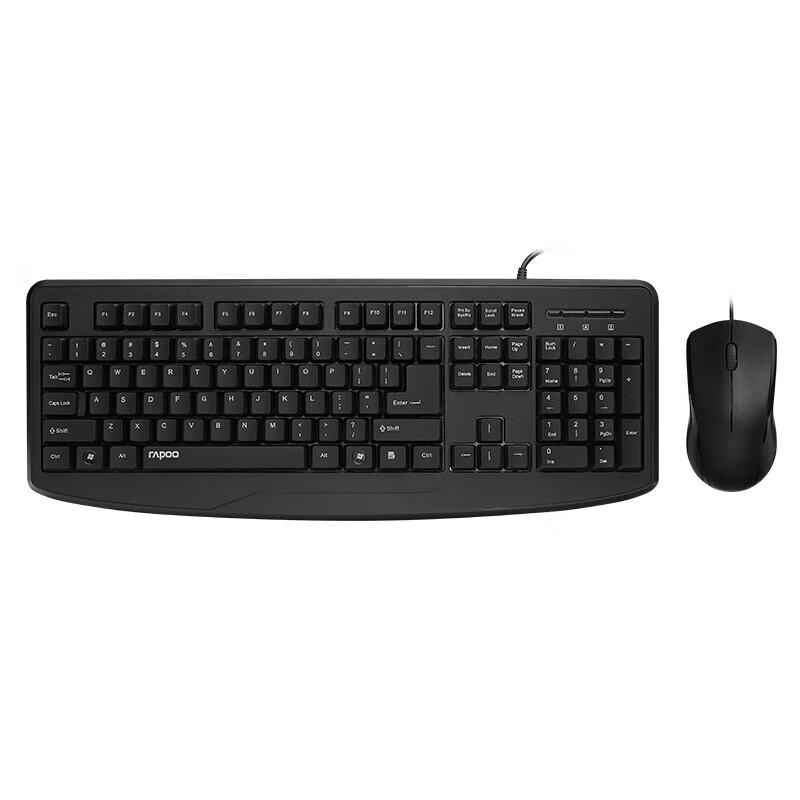 Rapoo NX1720 Wired Spill-Resistant Keyboard and Mouse Combo