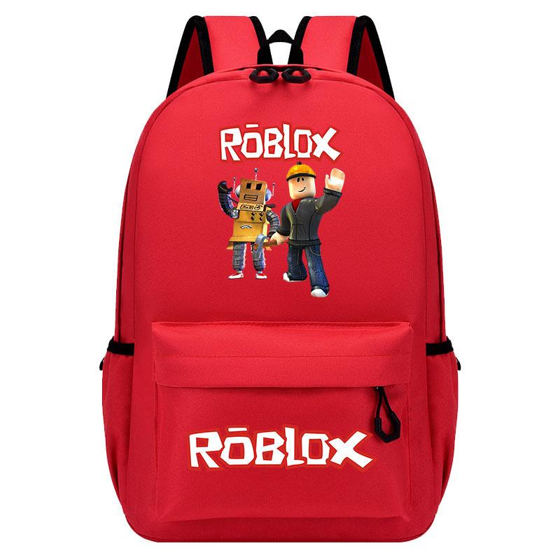 Roblex Игровой рюкзак для виртуального мира Студенческая сумка Холщовая сумка большой вместимости