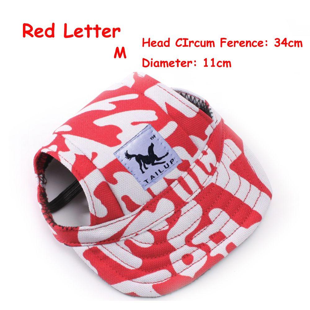 Adjustable Puppy Supply Summer TAILUP Dog Sun Hat Baseball Cap Cotton Canvas Pet