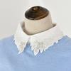 Women Big Lapel Fake Collar Shirt White False Collars Woman Removable Detachable Collar Faux Col Lady Dress Nep Kraagie Tie