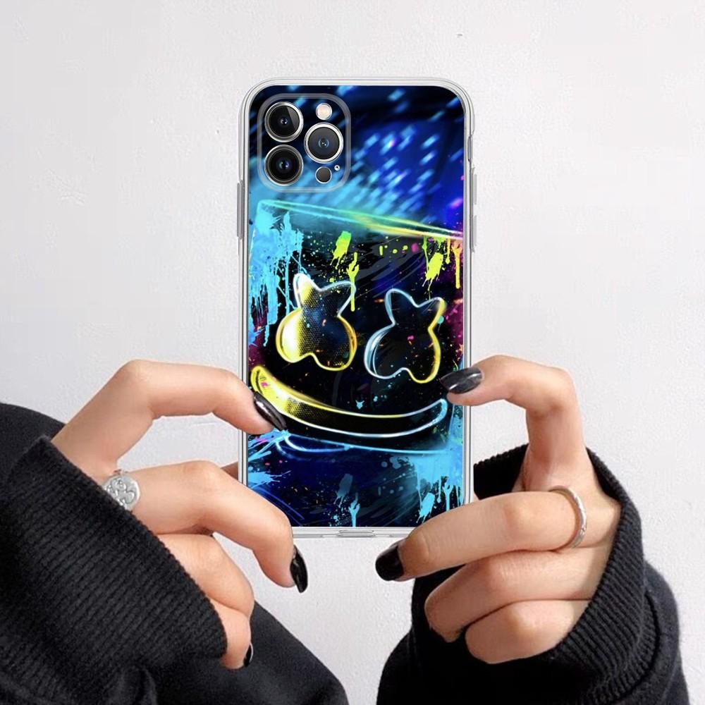 Чехол для телефона M-Marshmallowes Dj Faces для iPhone 16 15 8 7 6 6S Plus X SE XR XS 14 11 12 13 Mini Pro Max