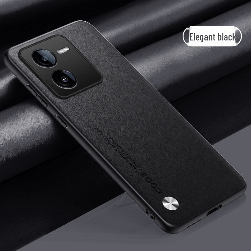 Чехол iQOO 9 из простой кожи для телефона iQOO 8x/Z7/Z6/Z5, кевларовый чехол с полной защитой для мужчин и женщин