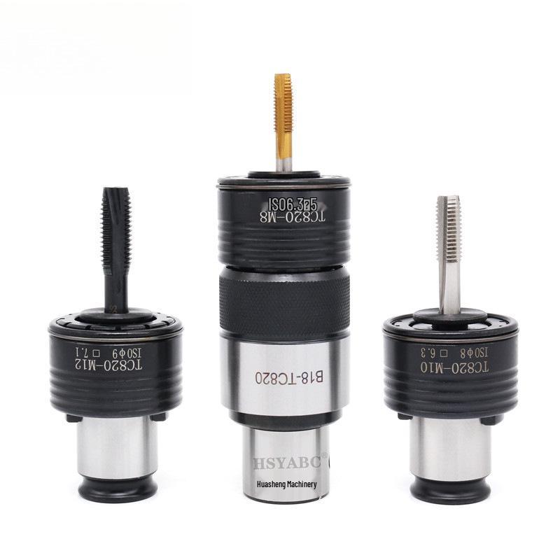 Резьбонарезной станок TC820 с защитой от крутящего момента, сверлильным станком с качающимся рычагом и патроном с защитой от перегрузки