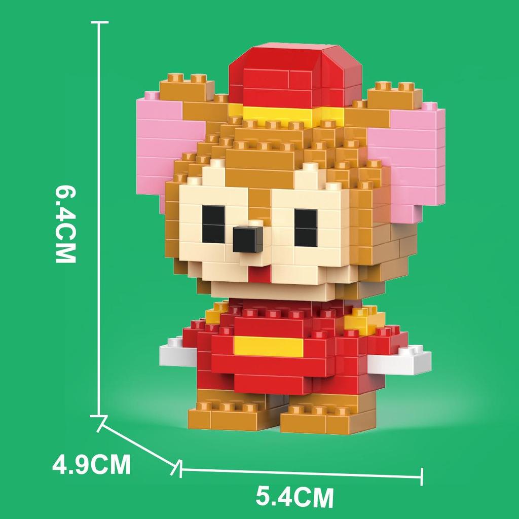 LEGO-Compatible Mini Building Blocks: Cartoon Figurines & Educational Toys