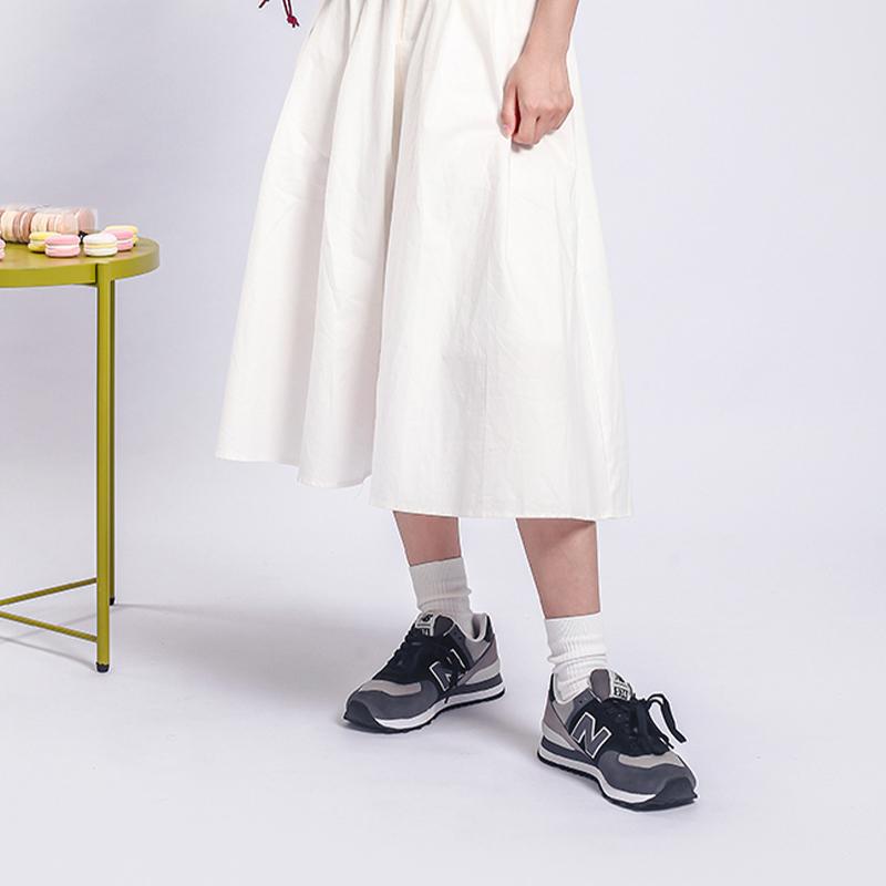 New Balance 574 Черные Серые Женские Кроссовки WL574WU2