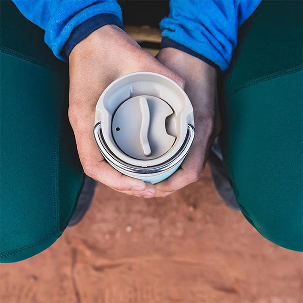 Кружка Klean Kanteen TK Wide с крышкой Cafe 16 унций 1008352, Черный, (473мл),